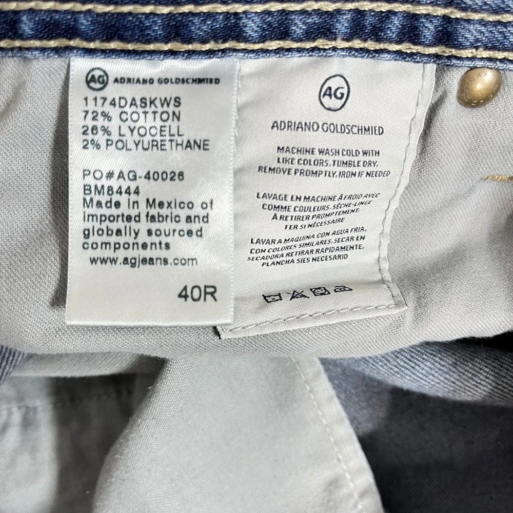Adriano Goldschmied The‎ Graduate Tailored Leg Med Wash Size 40 X 32